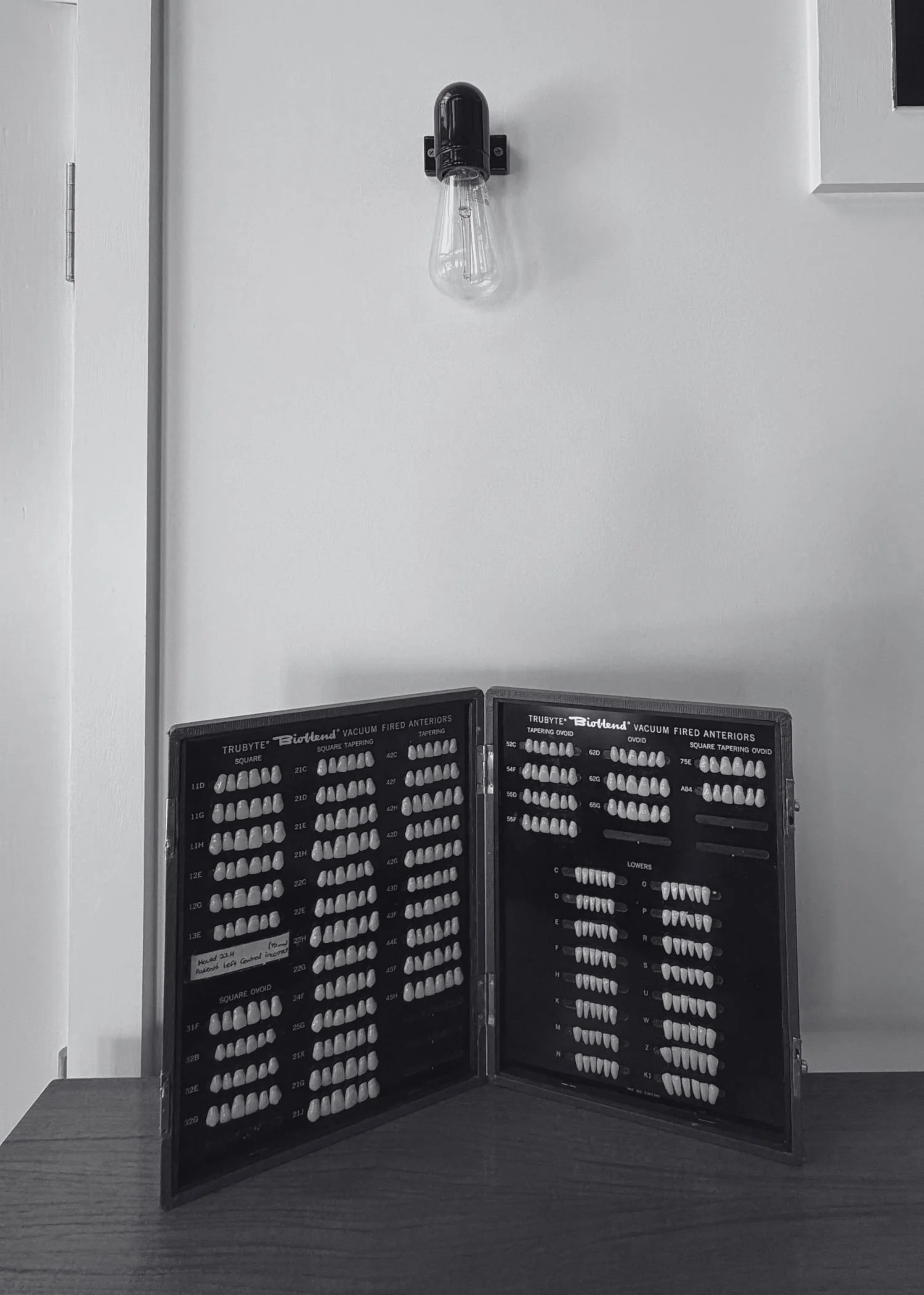 Selection of Vintage teeth at Adelaide Laboratories