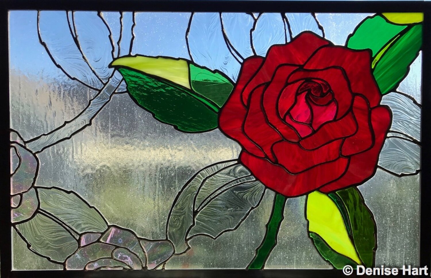 Rose stained glass window