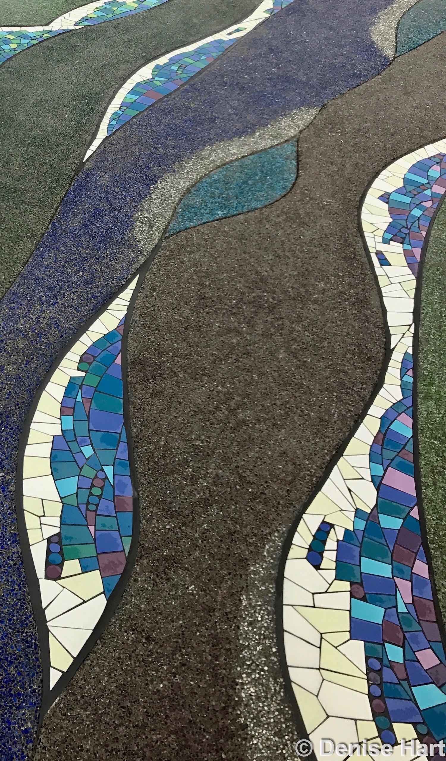 Another close-up of wave mosaic