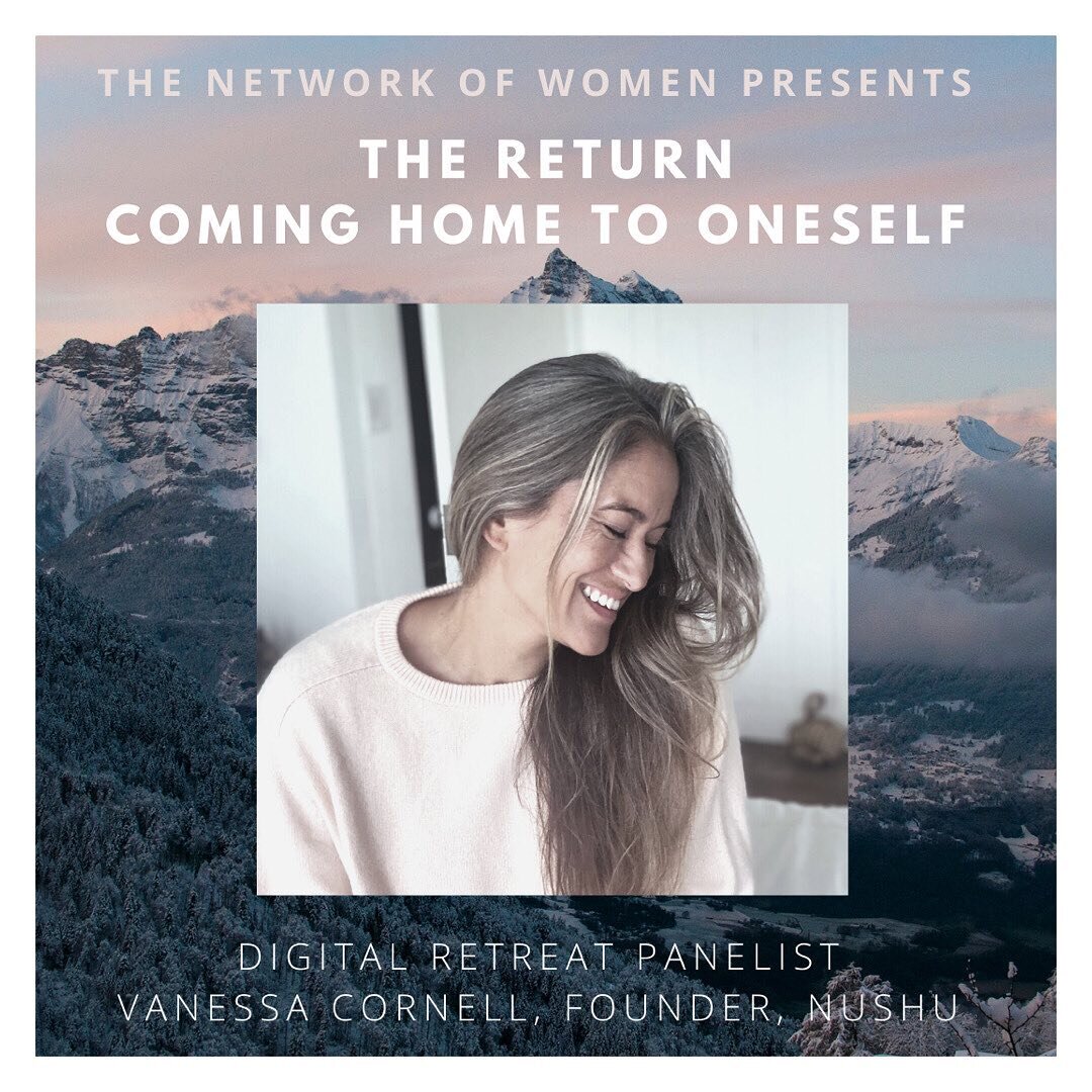 Meet @vanessacornell one of our phenomenal panelists joining us Saturday. 

@vanessacornell will share her story of &lsquo;coming home&rsquo; after birthing and raising five children and launching @nushu a community that holds space for curiosity and