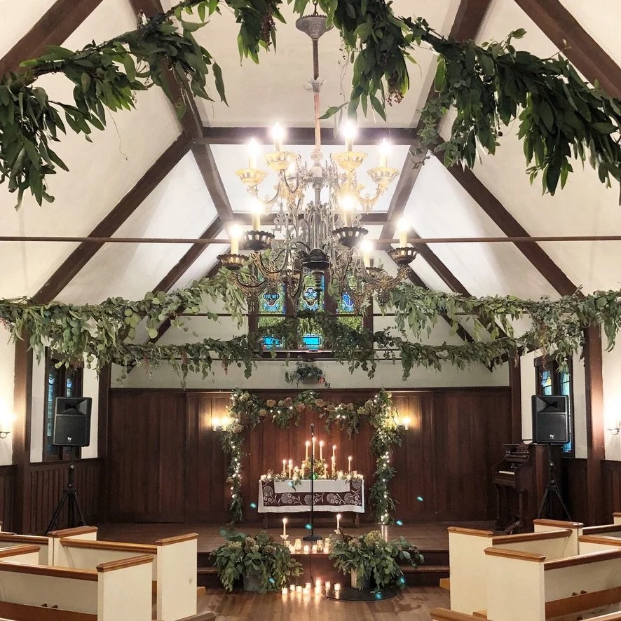 Medieval church vibes for wedding