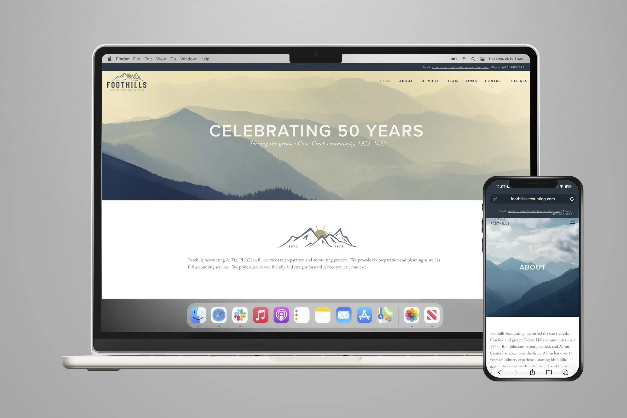 Foothills Accounting &amp; Tax - Website | Logo | Branding