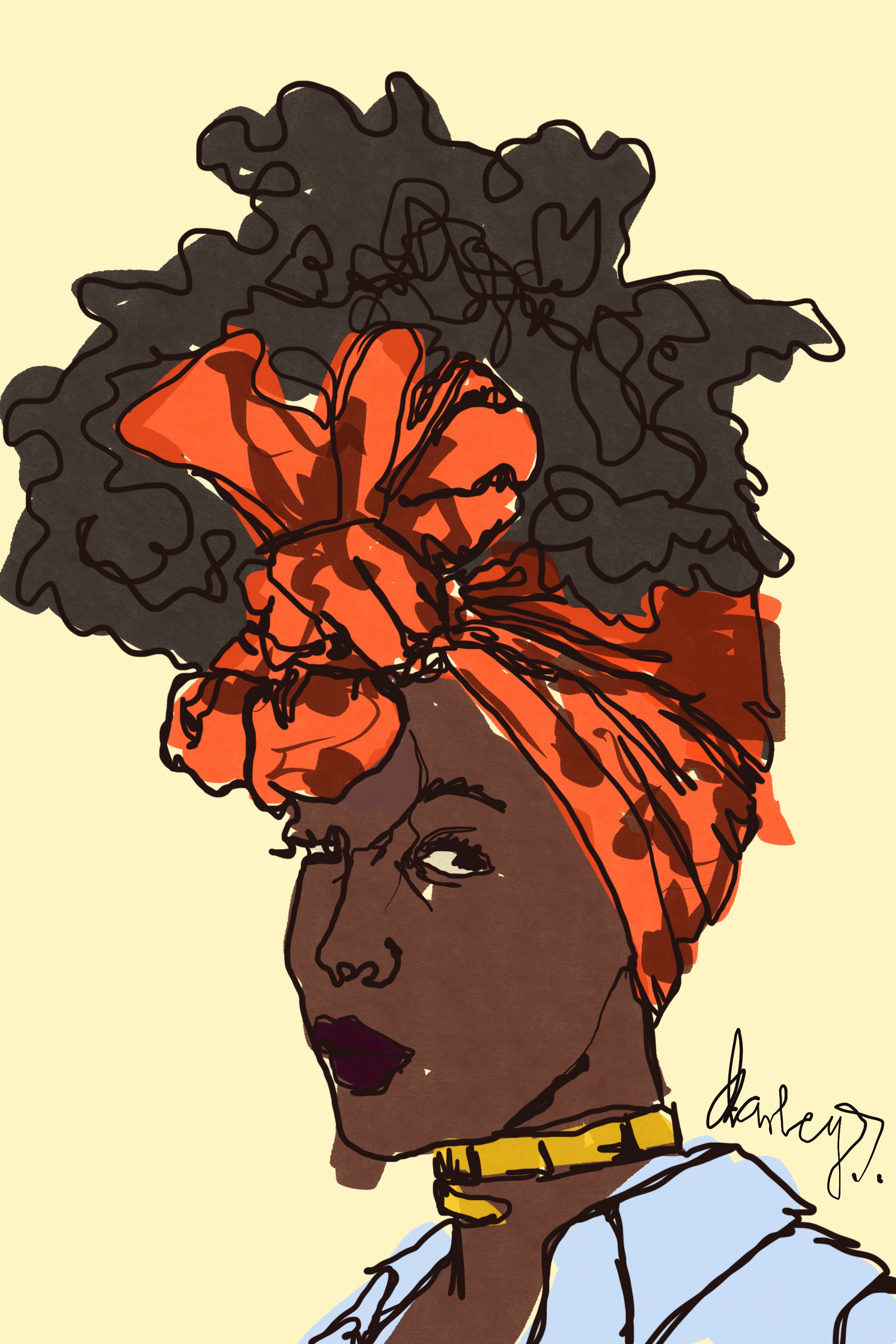 Artwork by Darley Sackitey