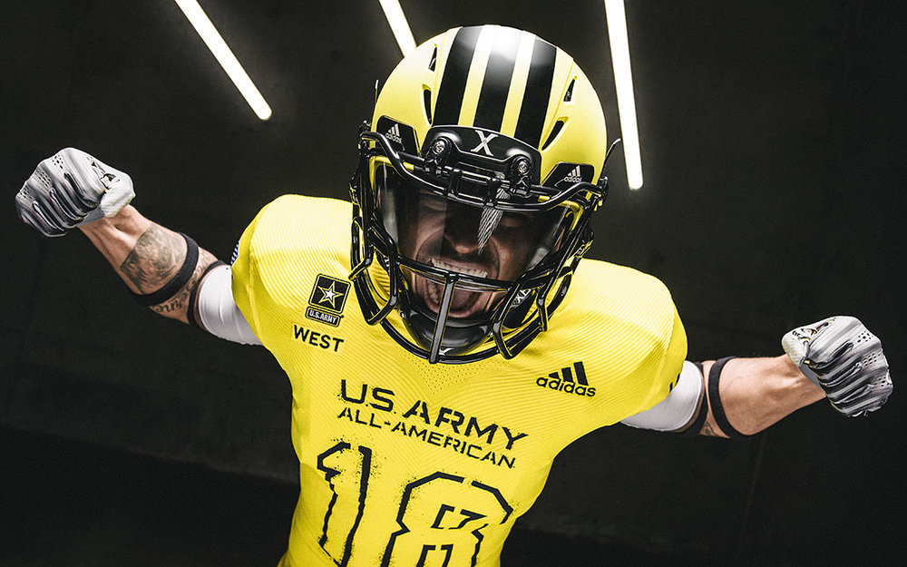 Adidas unveils slick Army All-American Bowl uniforms