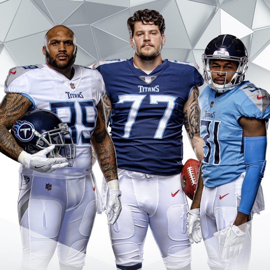New Tennessee Titans Uniforms 2025