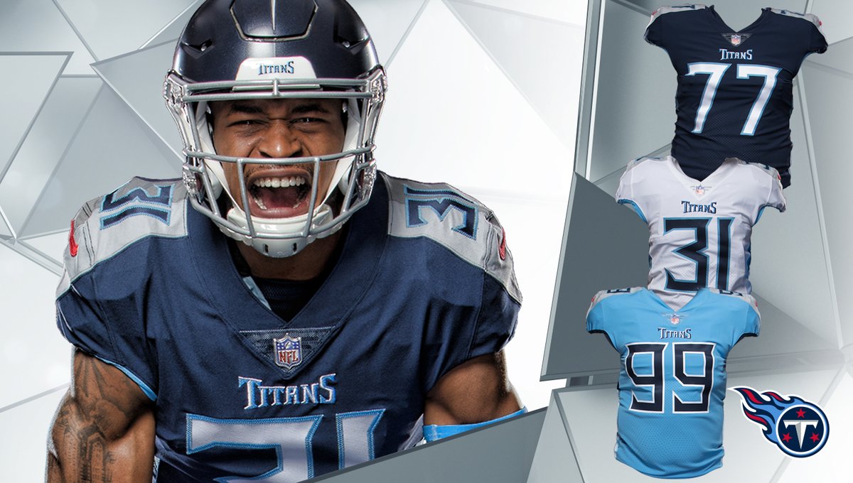 New Tennessee Titans Uniforms 2025