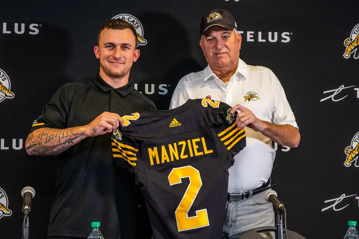 Johnny Manziel joins the Hamilton Tiger-Cats