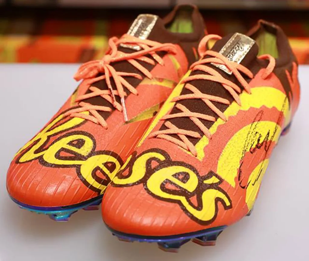 Christian Pulisic Reese’s-inspired Cleats