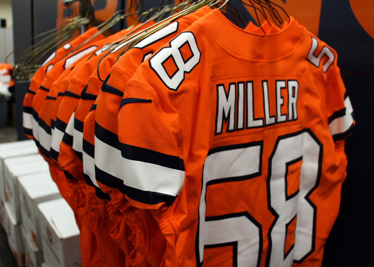 denver broncos home uniform