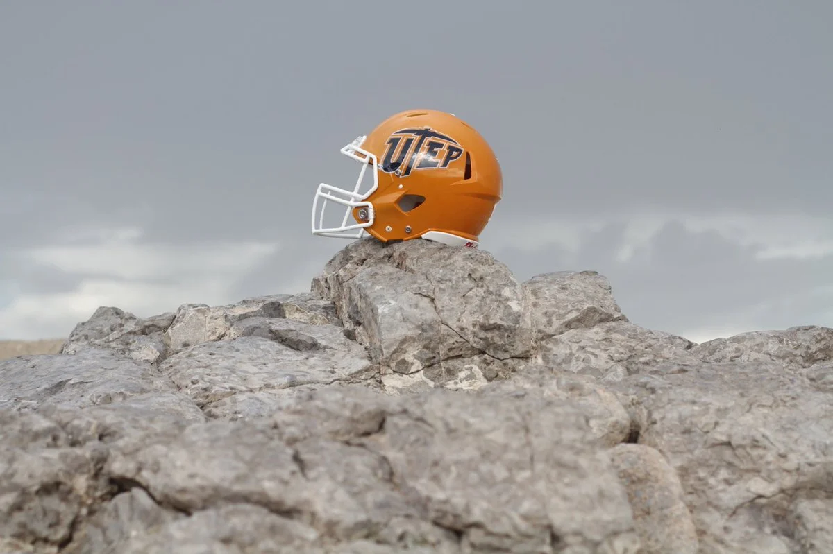 Orange Helmets for UTEP