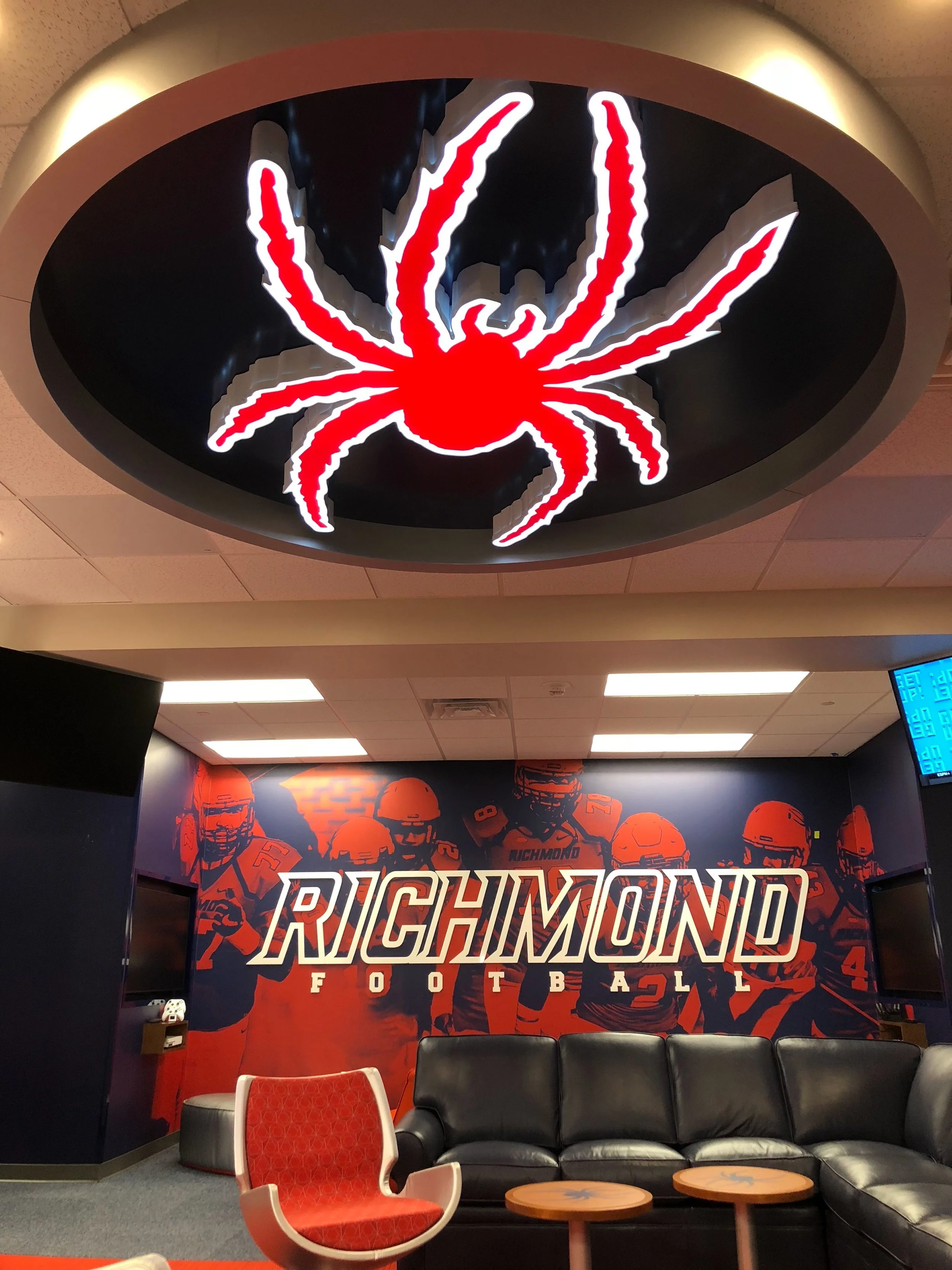 Richmond Spiders New Locker Room