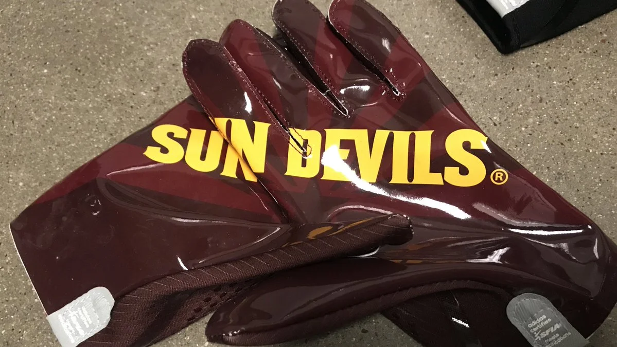 New Football Gloves for Arizona State