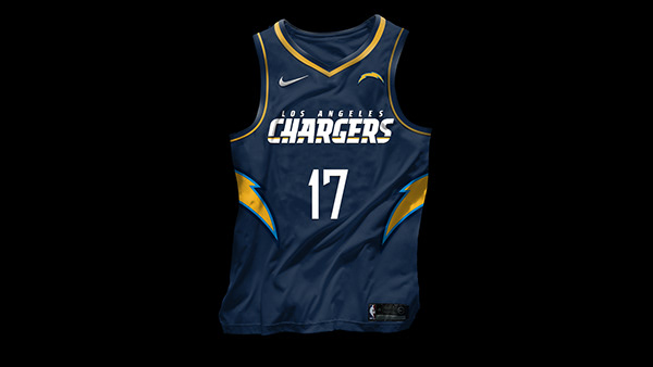 chargers basketball jersey