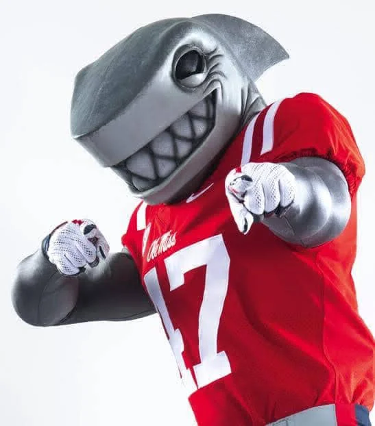 Ole Miss Landshark Mascot