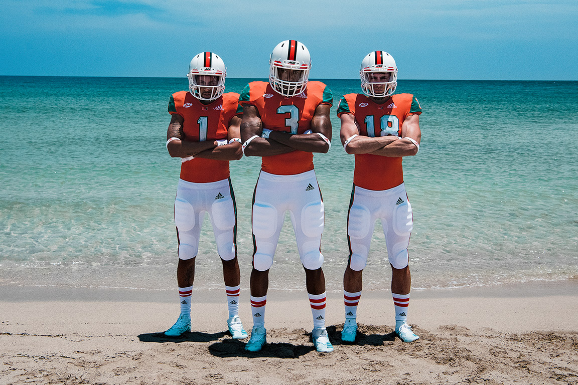 Miami Hurricanes show off special edition uniforms called 'The