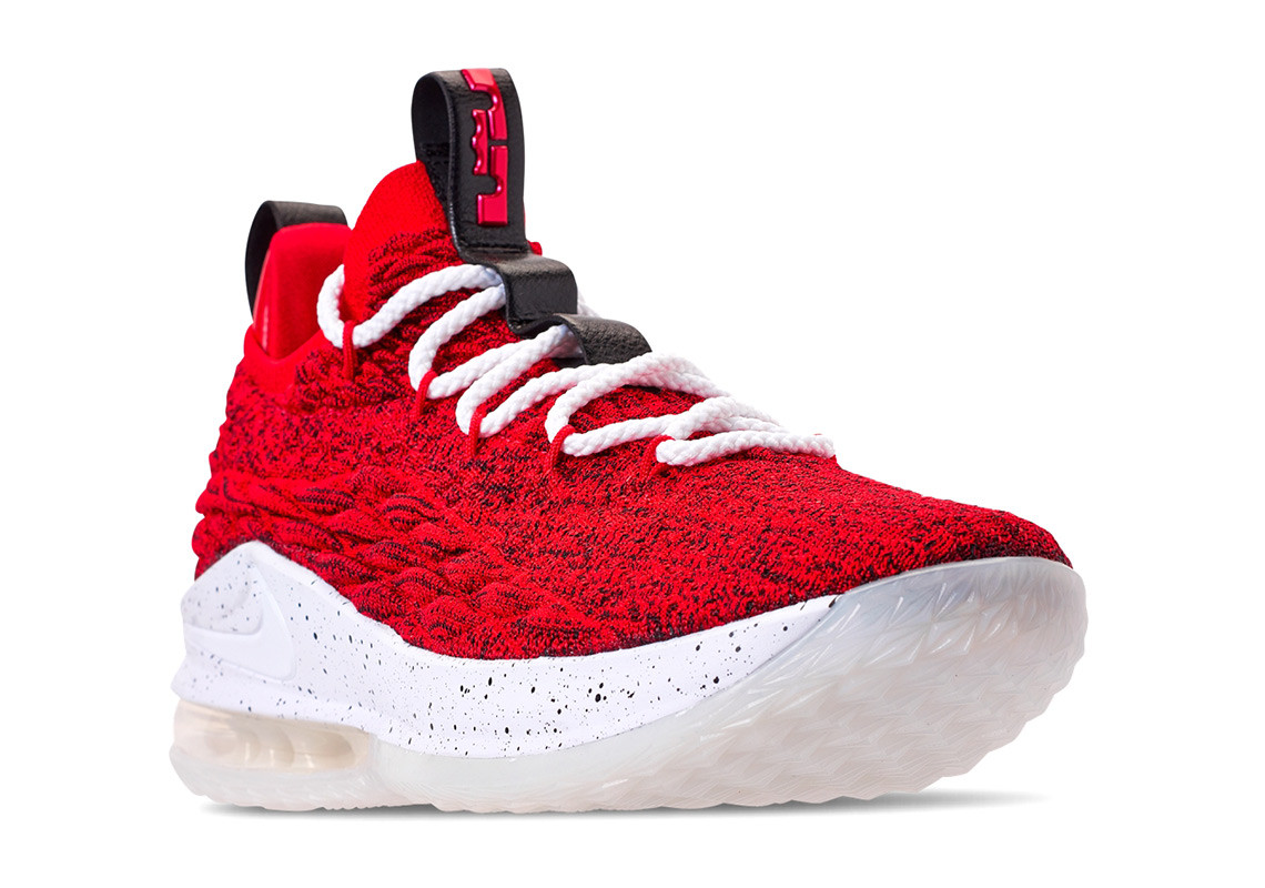 red lebron 15s