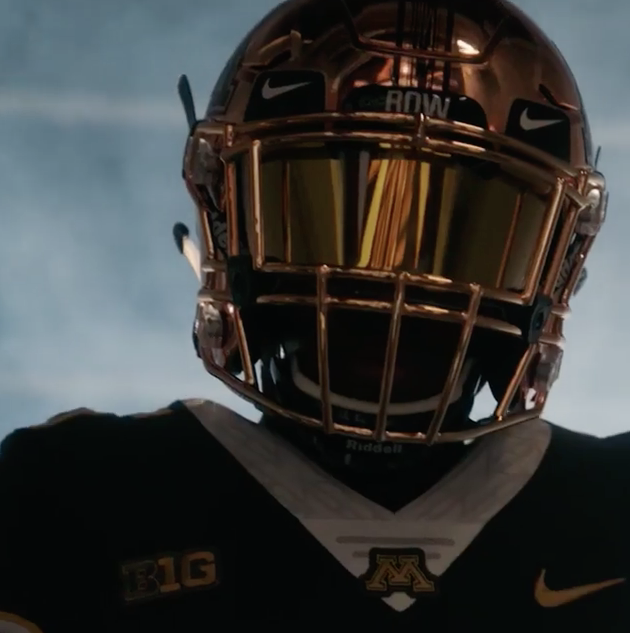 Minnesota Gold Helmets