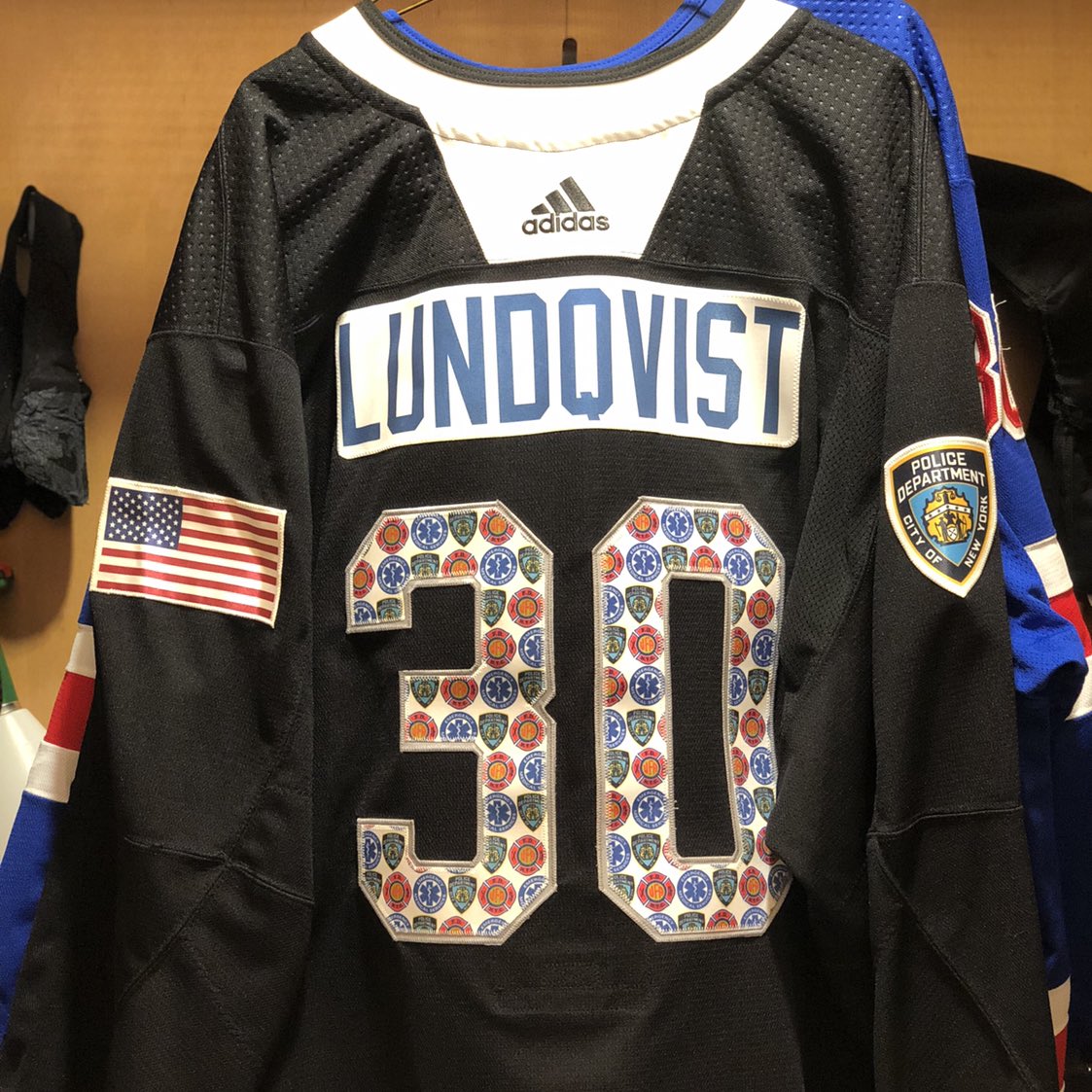 ny rangers first responders jersey