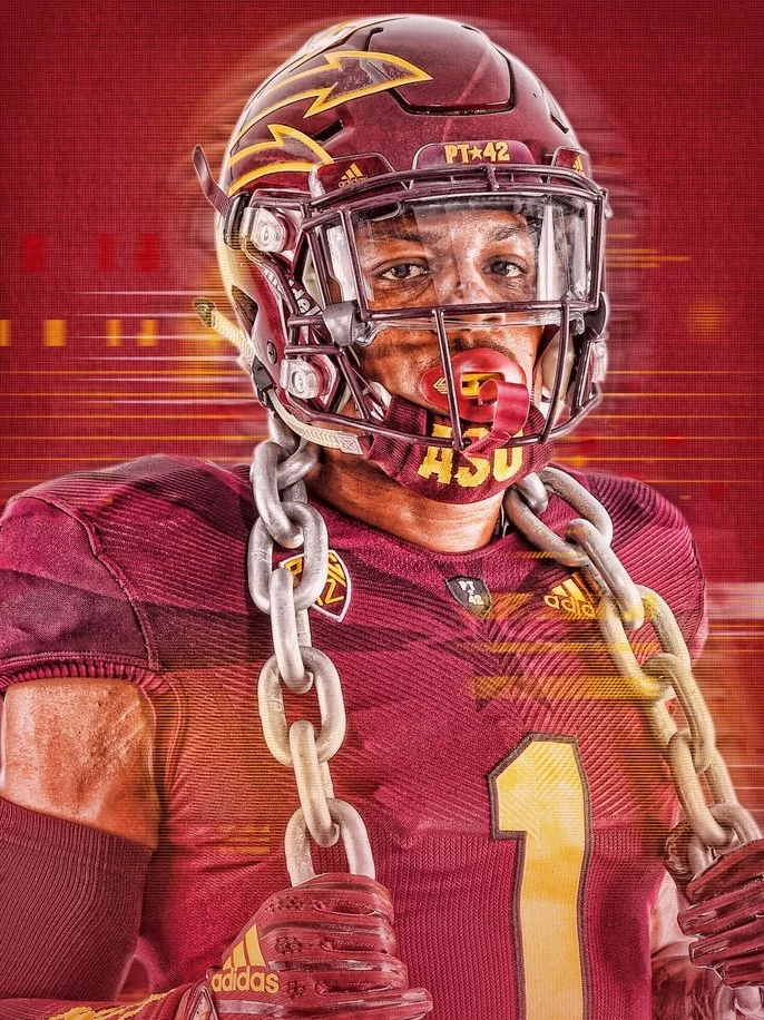 Maroon Monsoon Unis for Arizona State