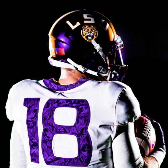 LSU 'Silent Season of 1918' Alternate Uniforms