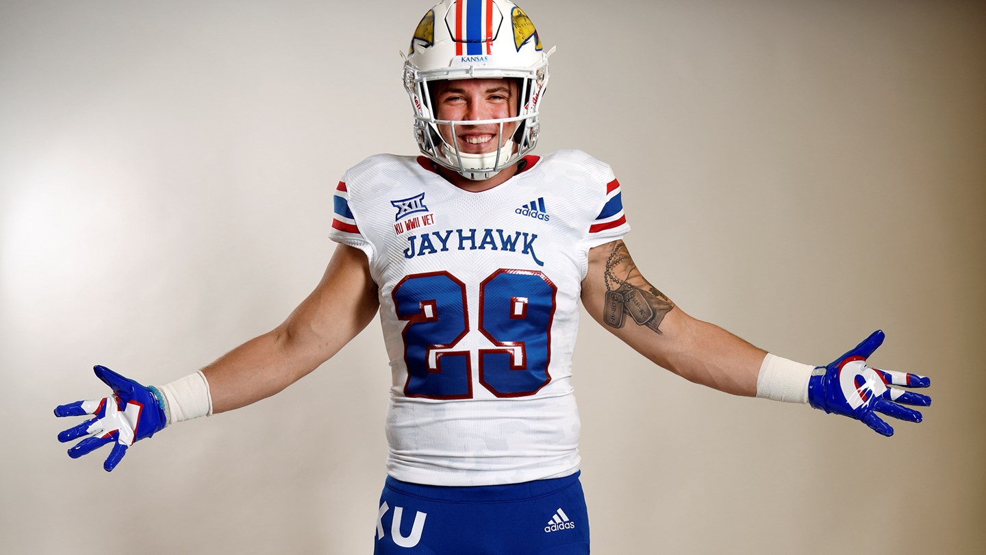 kansas jayhawks football jersey