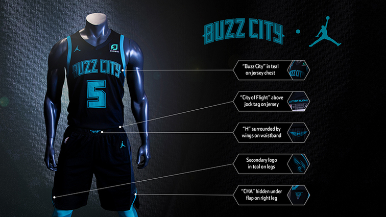 buzz city hornets black jersey
