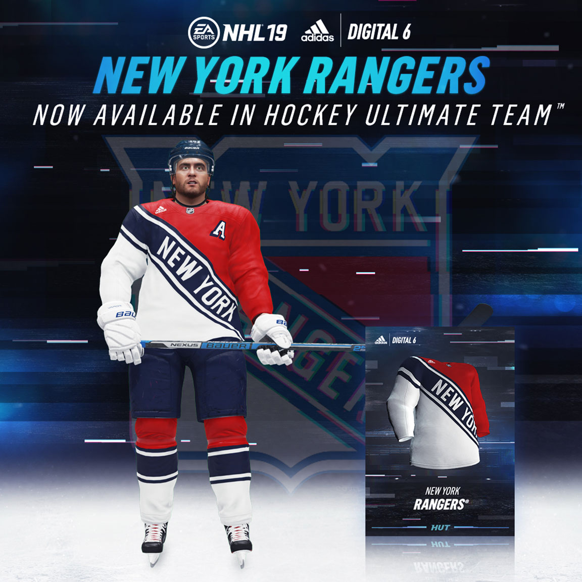 adidas & EA SPORTS™ unveil all-new Digital 6 Jerseys for Hockey's Original  six teams in NHL® 19