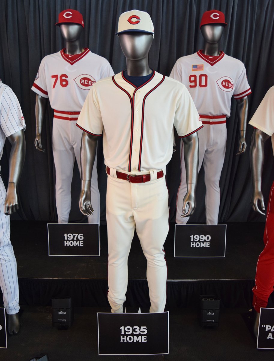 cincinnati reds jersey history