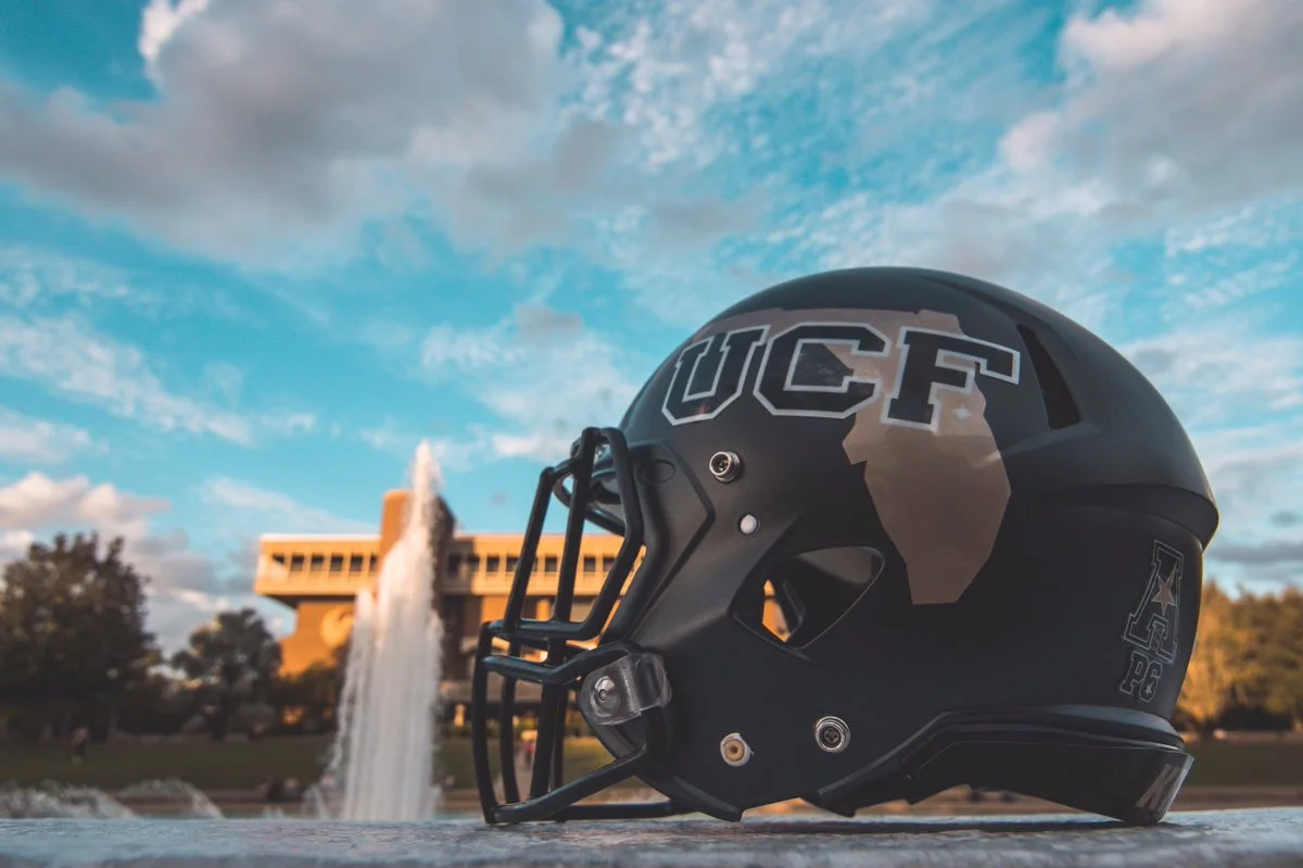 UCF Throwback Homecoming Helmets