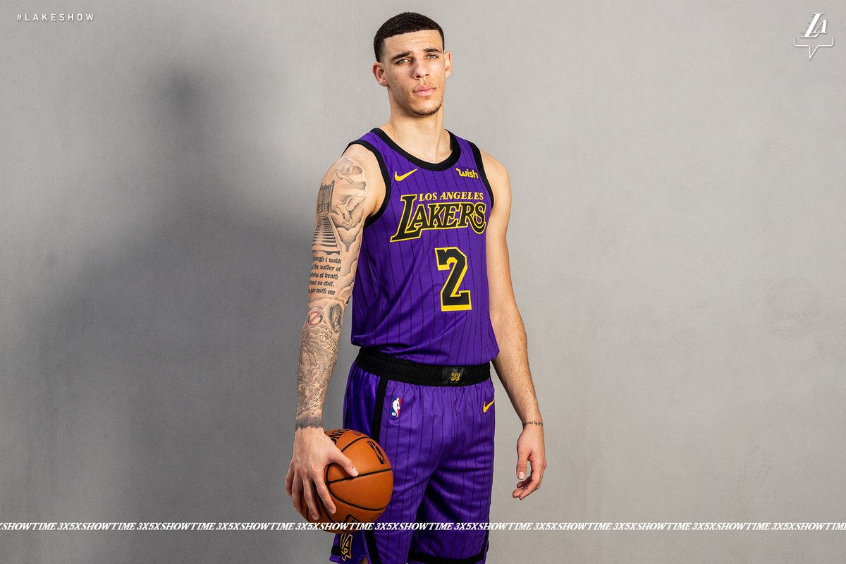 LakeShow - A full look at the Lakers' City Edition jersey and