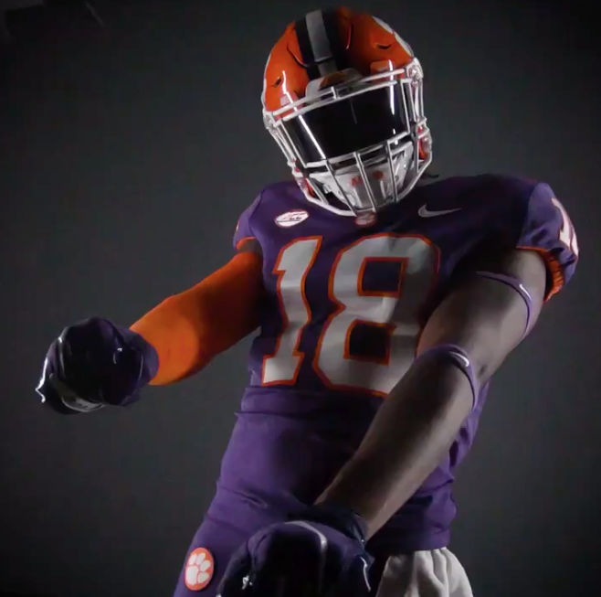 Clemson's Purple Uniforms