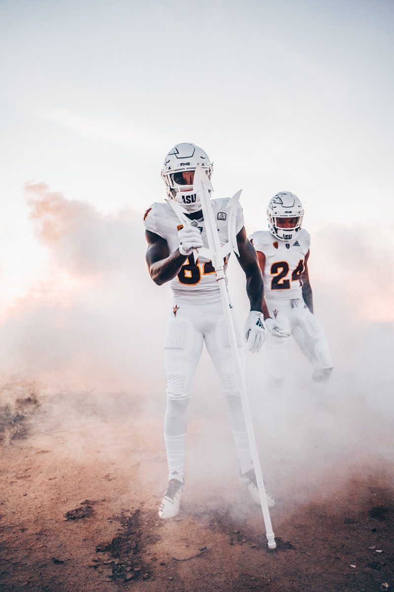 arizona state white football uniforms