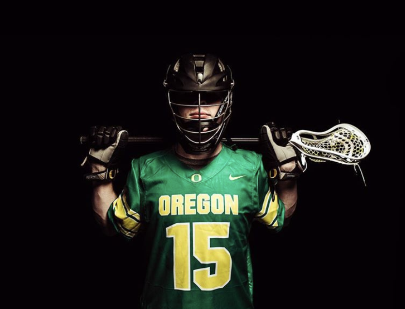 Oregon Ducks lacrosse Hall of Fame jersey