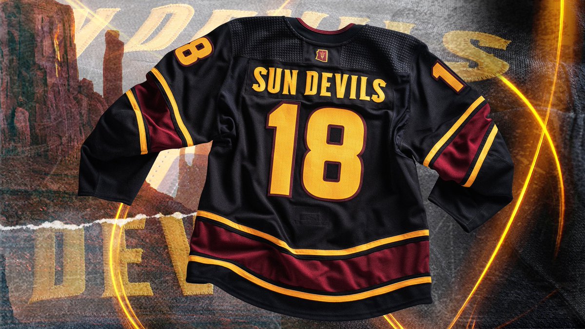 Arizona State Sun Devils Game Worn Jerseys — Desert Hockey Threads