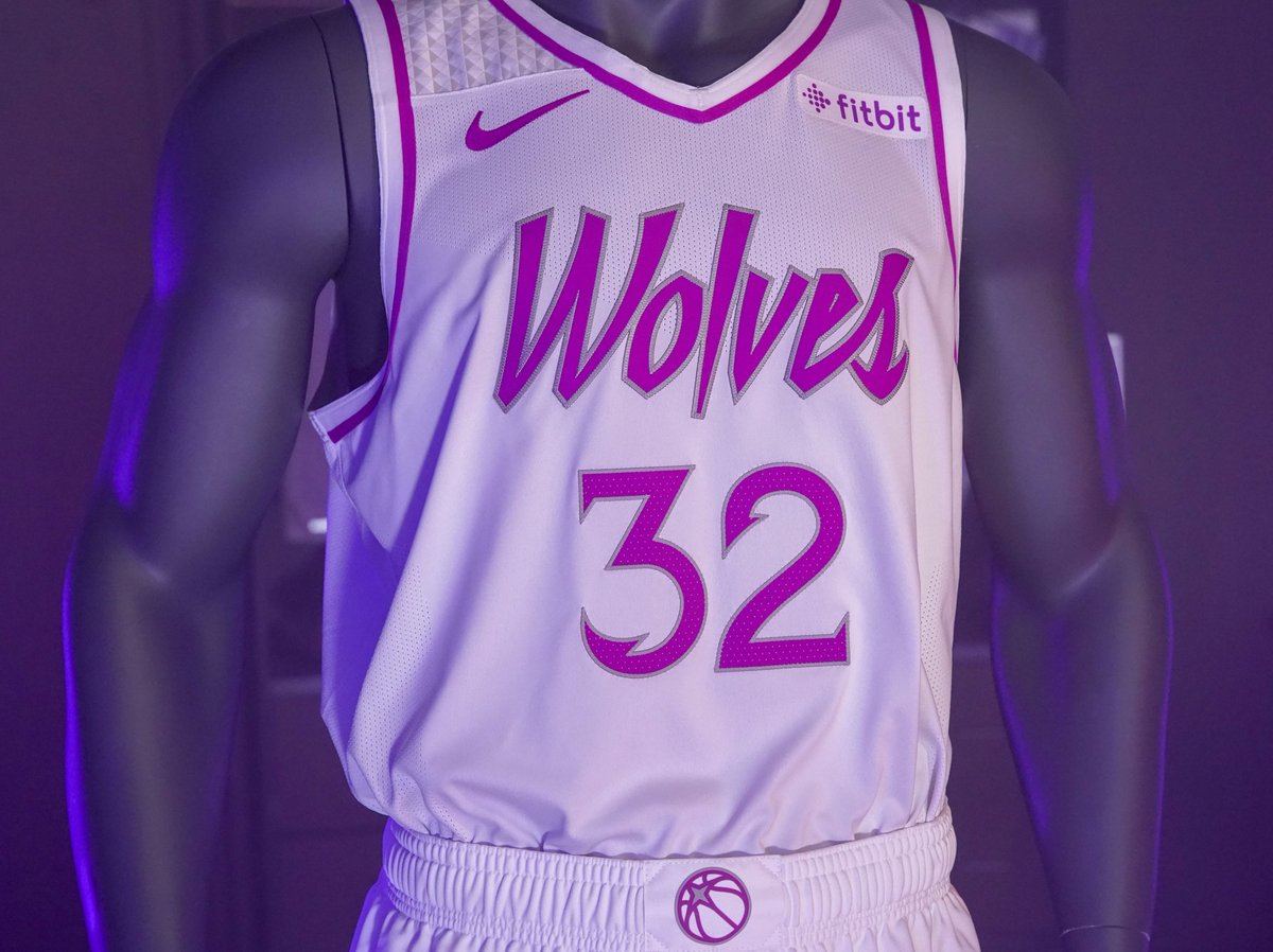 timberwolves new jersey violet