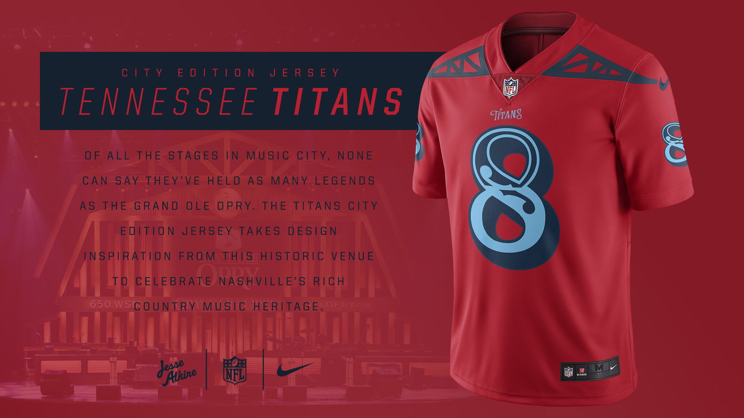 Jesse Alkire  NFL City Edition Jerseys