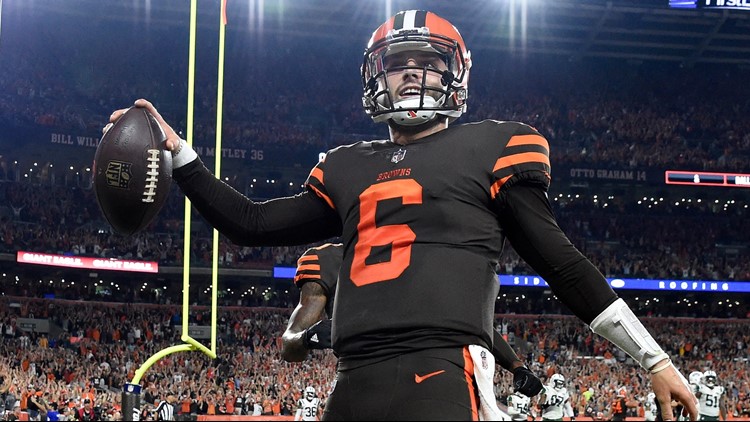 browns color rush jersey for sale