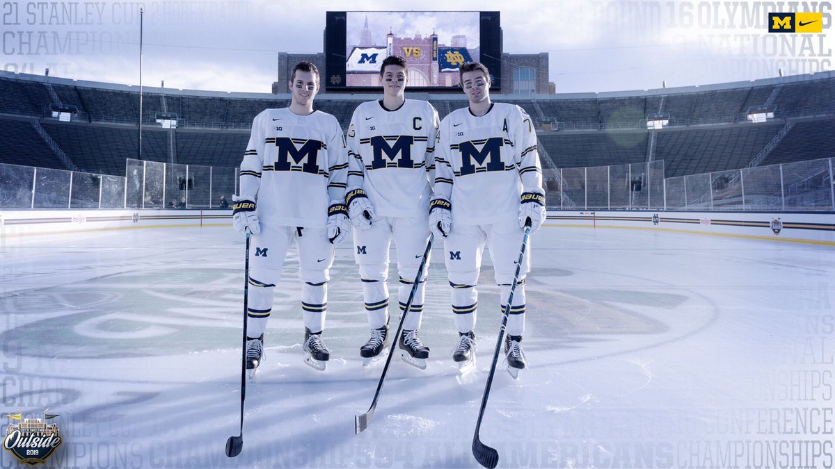 Michigan Hockey's Winter White Uniform 