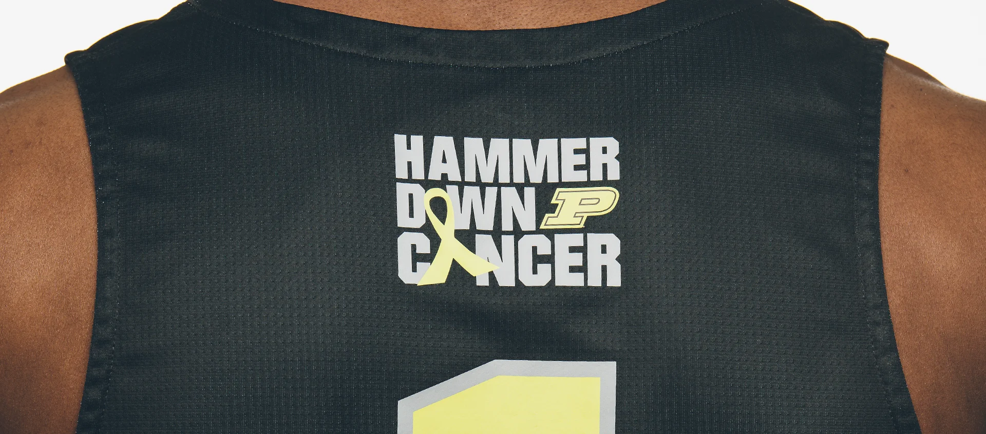 Purdue Basketball Hammer Down Cancer Uniform