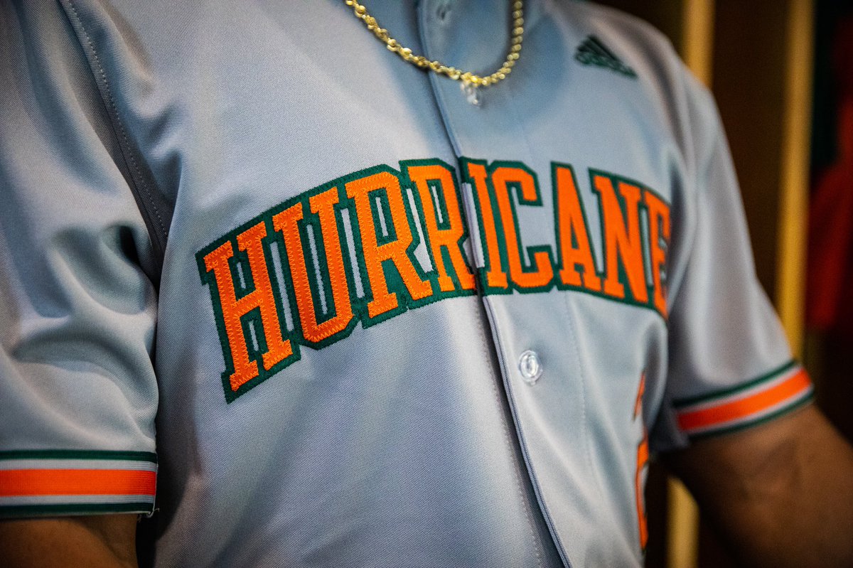 miami hurricanes baseball shirt