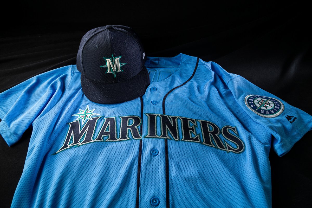 mariners powder blue jersey