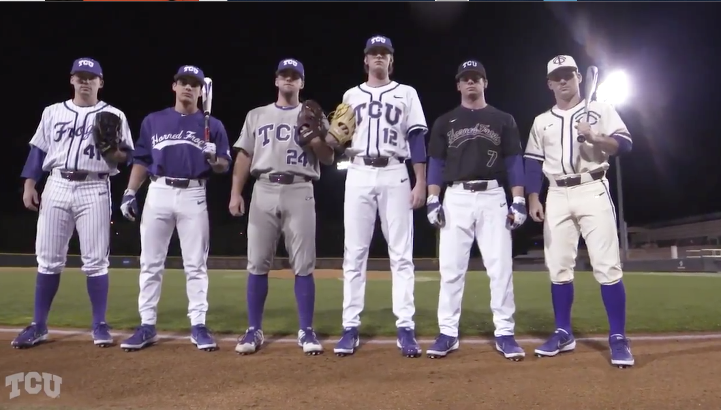 TCU Baseball's New Uniforms — UNISWAG