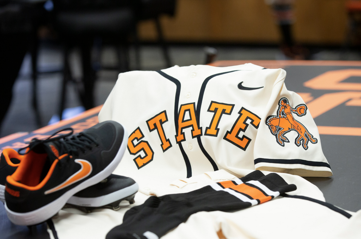 oklahoma state baseball uniforms pinstripes