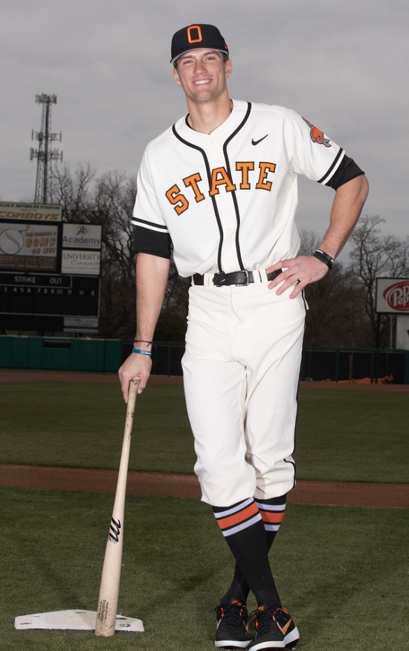 Oklahoma State Baseball Throwback Uniform — UNISWAG