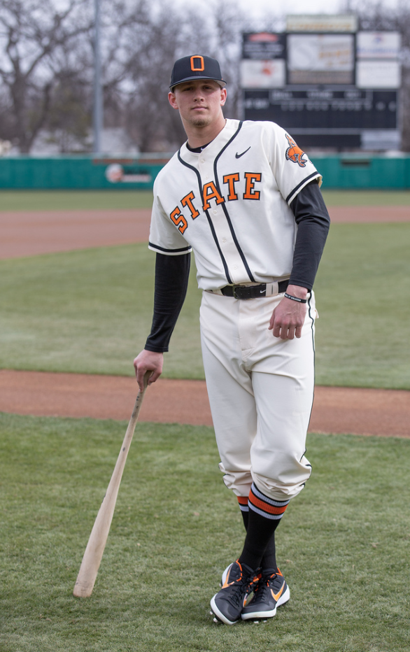 Oklahoma State Baseball Throwback Uniform — UNISWAG