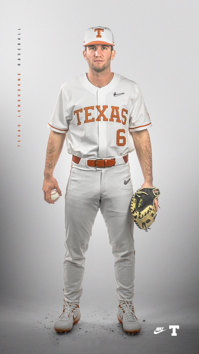 Texas Baseball White Uniform — UNISWAG