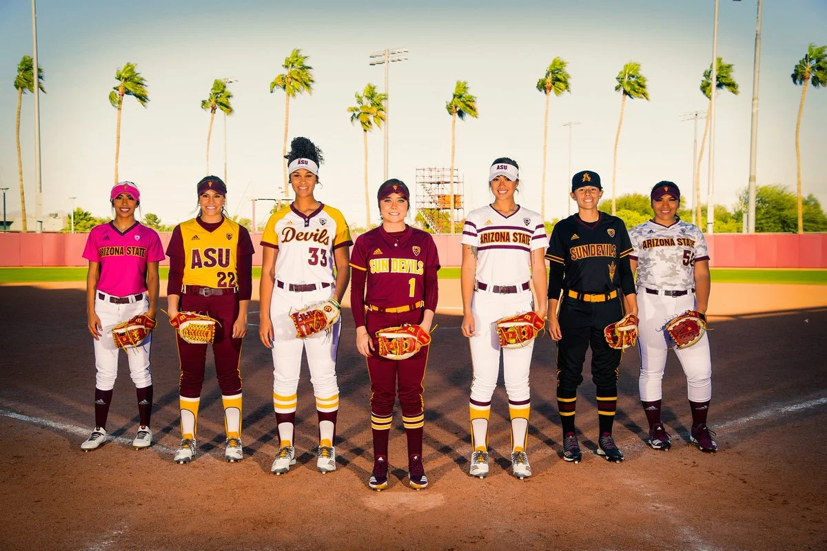 Arizona State Softball Uniforms