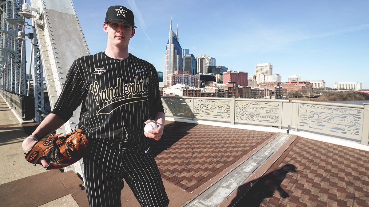 vanderbilt black baseball uniforms