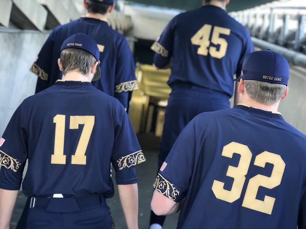 notre dame baseball uniforms 2019