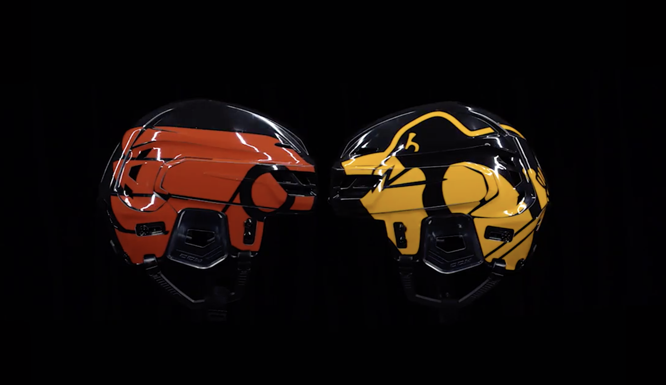 Penguins &amp; Flyers Stadium Series Helmet